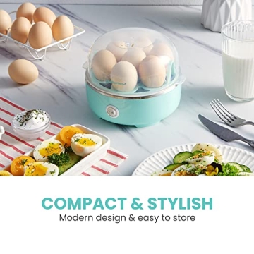 Elite Gourmet Easy Egg Cooker - 7-Egg Electric Cooker