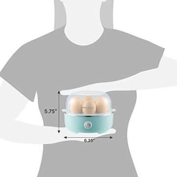 Elite Gourmet Easy Egg Cooker - 7-Egg Electric Cooker