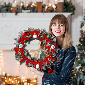 Dingion Christmas Velvet Ribbon Set - 100 Yards for DIY Crafts