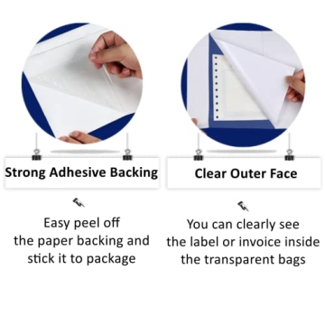 Coopaty 6" x 9" Adhesive Packing Envelopes - 100 Pack