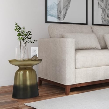 Stylish Gold and Black Ombre Side Table for Your Home