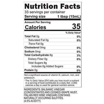 Blazing Bella Traditional Aged Balsamic Vinegar - Modena Italy Premium Reserve 16.9 fl.oz (500ml)