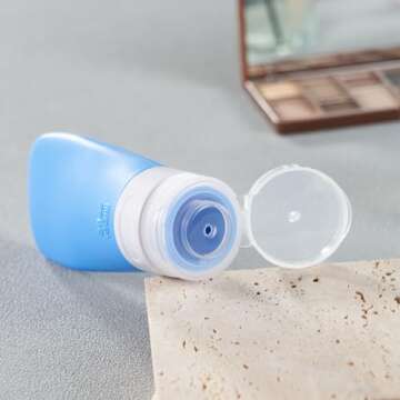 INSFIT Travel Bottles for Toiletries, TSA Approved 2oz Travel Size Bottles Leak Proof Travel Contain...