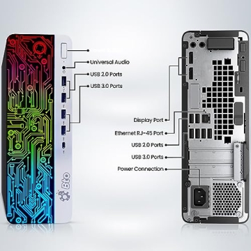 HP G3 RGB Gaming Desktop – Intel i5, 16GB RAM, Dual Monitors