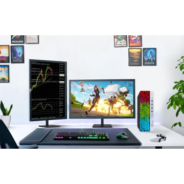 HP G3 RGB Gaming Desktop – Intel i5, 16GB RAM, Dual Monitors