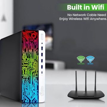 HP G3 RGB Gaming Desktop – Intel i5, 16GB RAM, Dual Monitors