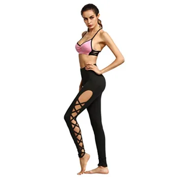 High Waisted Cutout Leggings for Yoga and Casual Wear