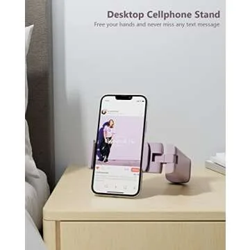 MiiKARE Airplane Travel Phone Holder - Handsfree Mount