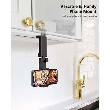 MiiKARE Airplane Travel Phone Holder - Handsfree Mount