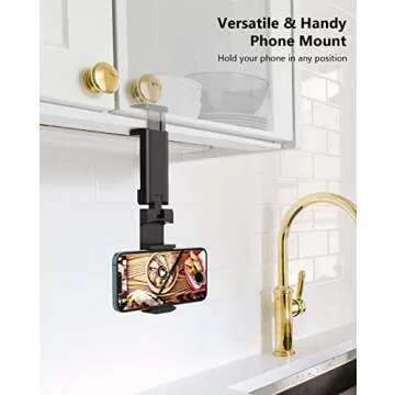 MiiKARE Airplane Travel Phone Holder - Handsfree Mount