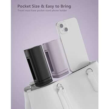 MiiKARE Airplane Travel Phone Holder - Handsfree Mount