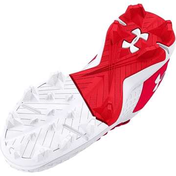 Under Armour Women's Glyde 2.0 RM, (103) White/Red/White, 9.5, US