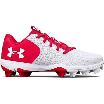 Under Armour Women's Glyde 2.0 RM, (103) White/Red/White, 9.5, US