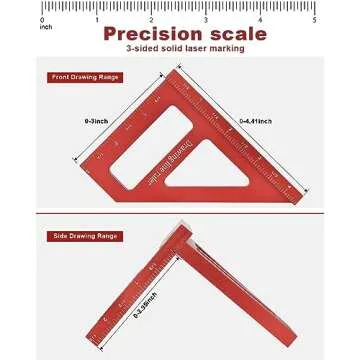 Precision BOXmime 3D Multi-Angle Measuring Ruler for Woodwork