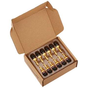 Amazon Basics Speaker Connector 12 Pack Banana Plugs