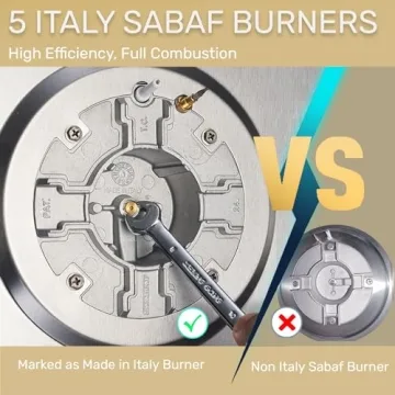 TOPWISH 36" Built-in Gas Cooktop with 5 Burners