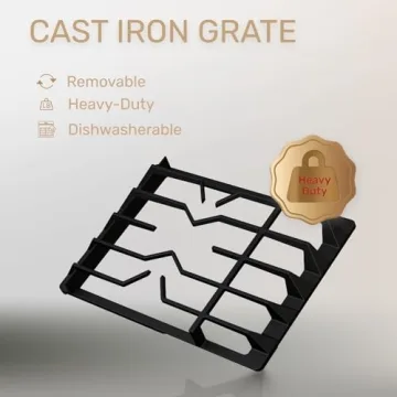 TOPWISH 36" Built-in Gas Cooktop with 5 Burners