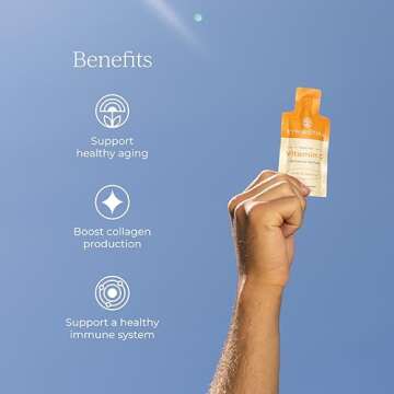 CYMBIOTIKA Vitamin C Individual Packets, Liposomal Delivery, Supplement for Immune Support, Collagen...