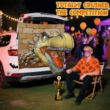 Epochleno T-Rex Halloween Trunk or Treat Inflatable