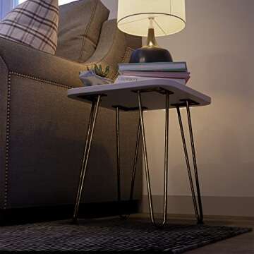 SMARTSTANDARD 16 Inch Heavy Duty Hairpin Furniture Legs, Metal Home DIY Projects for TV Stand, Sofa, Cabinet, etc with Rubber Floor Protectors Bronze 4PCS