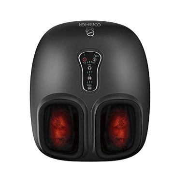 COMFIER Shiatsu Foot Massager with Heat Vibration Rolling