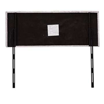 Awonde Upholstered Headboard Queen Velvet Headboard Adjustable Height Botton Tufted Headboard Panel Light Grey