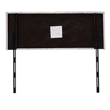 Awonde Upholstered Headboard Queen Velvet Headboard Adjustable Height Botton Tufted Headboard Panel Light Grey