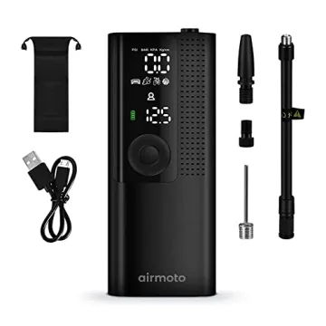 Airmoto Tire Inflator & Power Kit Bundle - Portable Pressure