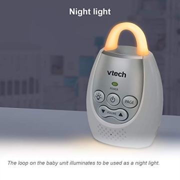 VTech DM221 Audio Baby Monitor with Long Range & Night Light