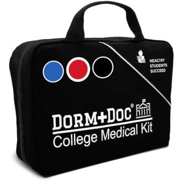 DormDoc 2.0 175-Piece First Aid Kit for Students