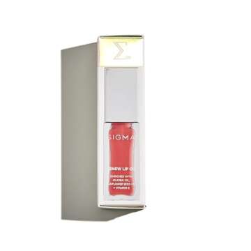 Sigma Beauty Renew Lip Oil – Tinted Lip Oil with Luxurious High-Shine Color and Long Lasting Hydration for Soft, Supple Lips, Non Sticky Lip Oil w/Nourishing Antioxidants (Tranquil, Fresh Pink Sheen)