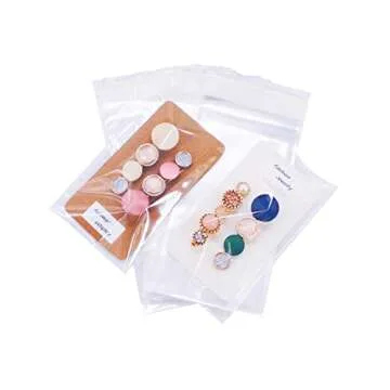 Wowfit 200 Count 3x5 Inch Clear Cellophane Plastic Bags, Resealable Self-Sealing Cello Bags Good for Cookies, Decorative Wrappers, Party Favors, Candy and More