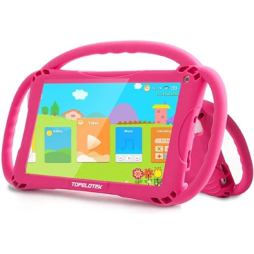 TOPELOTEK Kids Tablet 7 inch Toddler Tablet for Kids WiFi Android 10.0 32GB Kids Tablets Kids Learni...