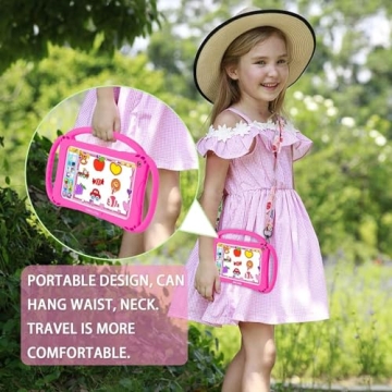 TOPELOTEK Kids Tablet 7 inch Toddler Tablet for Kids WiFi Android 10.0 32GB Kids Tablets Kids Learning Educational APP Pre-Installed YouTube Netflix Parental Control Kid-Proof Case