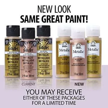 FolkArt Multi-Surface Metallic Paint in Assorted Colors (2 oz), Metallic Antique Copper