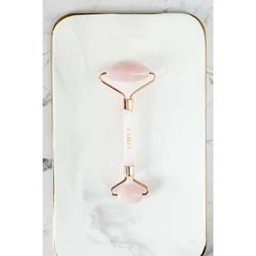 Esmee Beauty and Lifestyle Jade Roller and Gua Sha Facial Tool Set – Anti Aging Face Massager Supports Lymphatic Drainage and Reduces Eye Puffiness and Under-Eye Circles