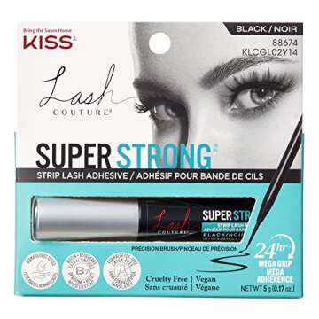 Kiss Lash Couture Adhesive Strip Lash Black