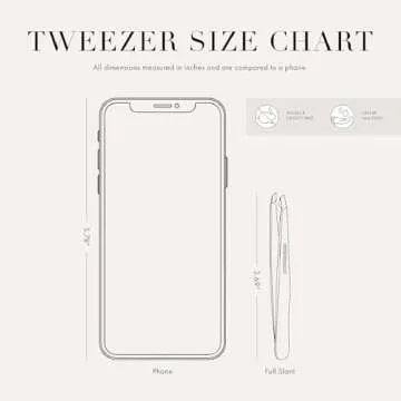 Tweezerman Slant Tweezer for Precision Brow Grooming