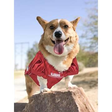 Pets First NCAA College Alabama Crimson Tide Mesh Jersey for DOGS & CATS, Size X-Small, Licensed Dog...