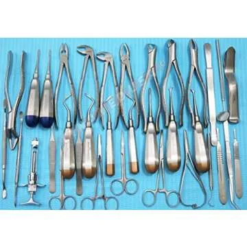 New German Stainless 74 PCS Oral Dental Extraction EXTRACTING Elevators Forceps