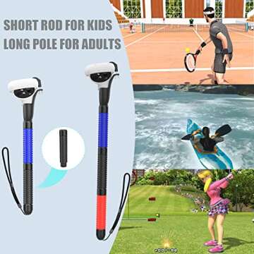 HUIUKE VR Game Handle Accessories for Quest 2 Controllers