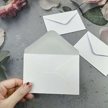 150 Packs of Stylish Mini Gift Card Envelopes
