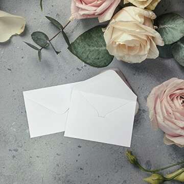 150 Packs of Stylish Mini Gift Card Envelopes