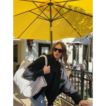 BLOC Bags Striped Beach Tote - Chic and Functional