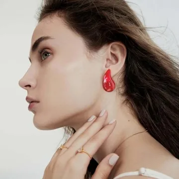 Fashionable HolidayQbee Hypoallergenic Teardrop Earrings