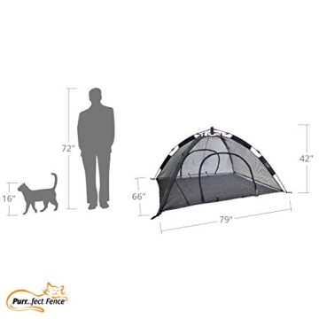 Purrfect Play Tent for Cats and Small Pets Outdoor Fun