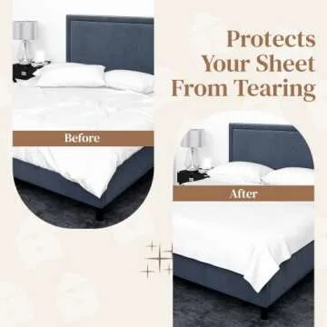 FeelAtHome Bed Sheet Holder Straps for All Mattress Sizes