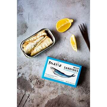 Matiz Sardines in Olive Oil - Spanish Gourmet Natural Fish
