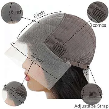 Ibntohat 13x6 HD Deep Wave Lace Front Wigs Human Hair Wig for Women 180% Density Glueless Frontal Curly Human Hair Wigs Pre-Plucked With Baby Hair Natural Color (20 Inch)