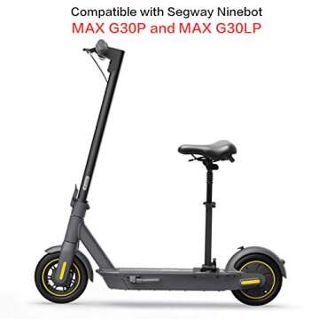 Segway Ninebot Electric Scooter Seat Saddle for MAX G30P and G30LP, Adjustable Comfortable and Shock...